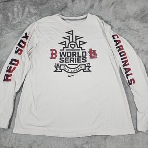 Boston Red Sox St Louis Cardinals Shirt Mens 2XL MLB Nike 2013 World‎ Series
